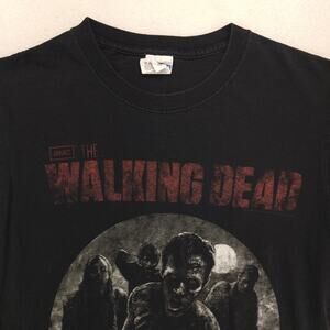 The Walking Dead Crew Neck Short Sleeve Graphic T-Shirt Mens Size S Black